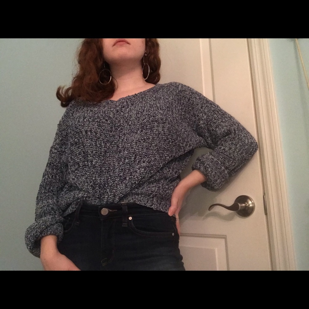 BDG Blue marled sweater